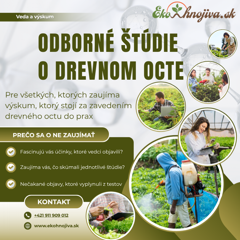 Odborné štúdie o drevnom octe